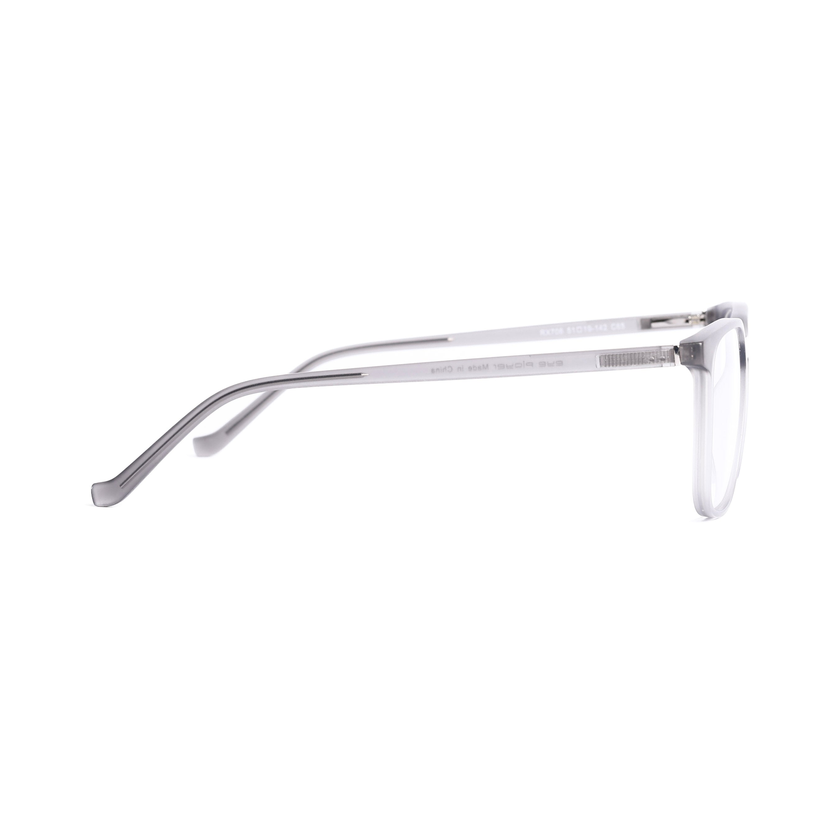 Square Gray Eyeglasses