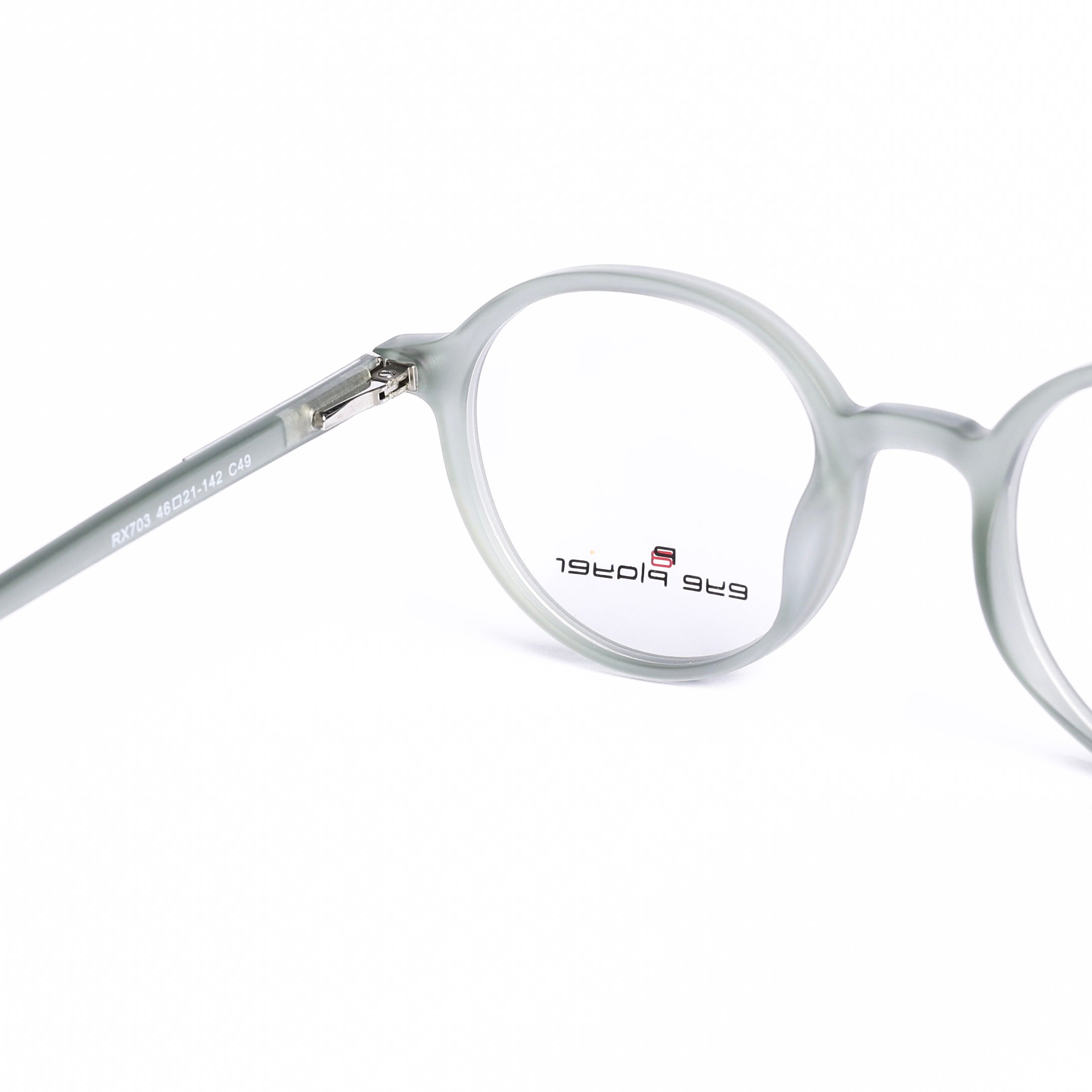 نظارات دائرية خضراء فاتحة