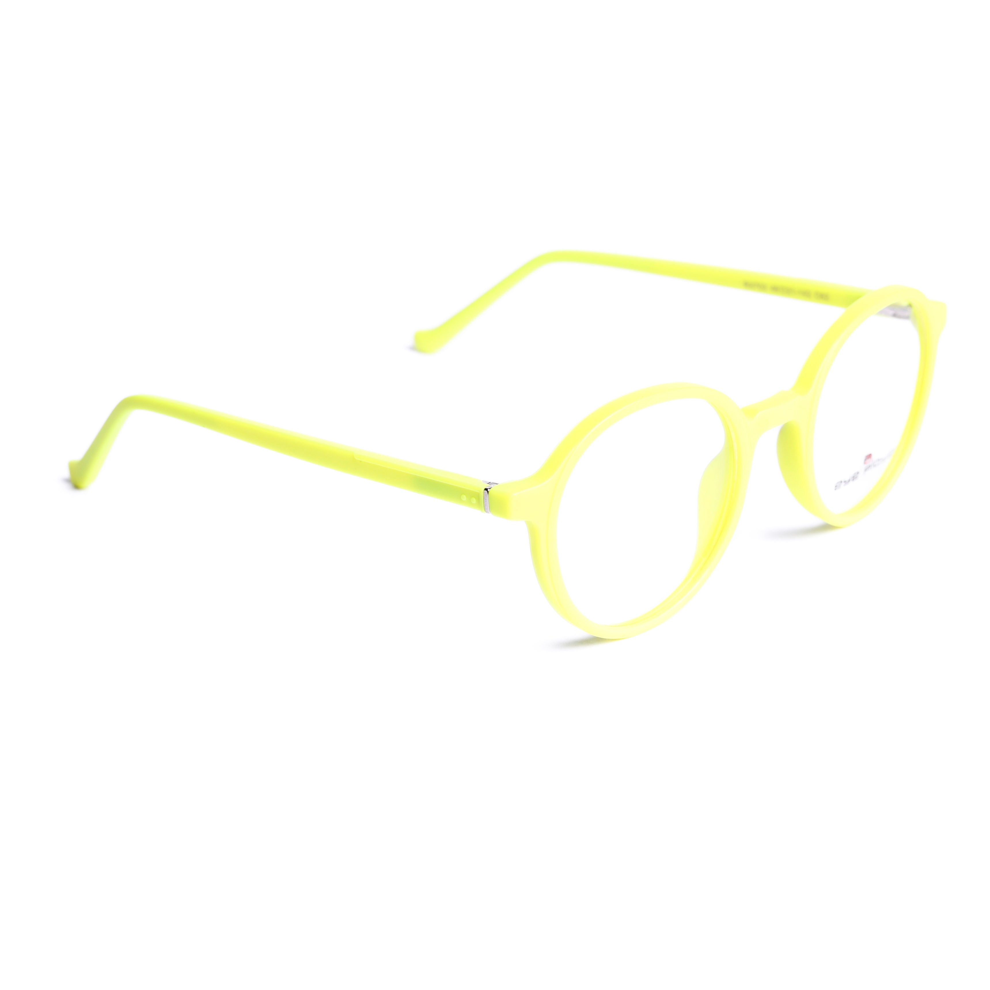 Round Yellow Eyeglasses