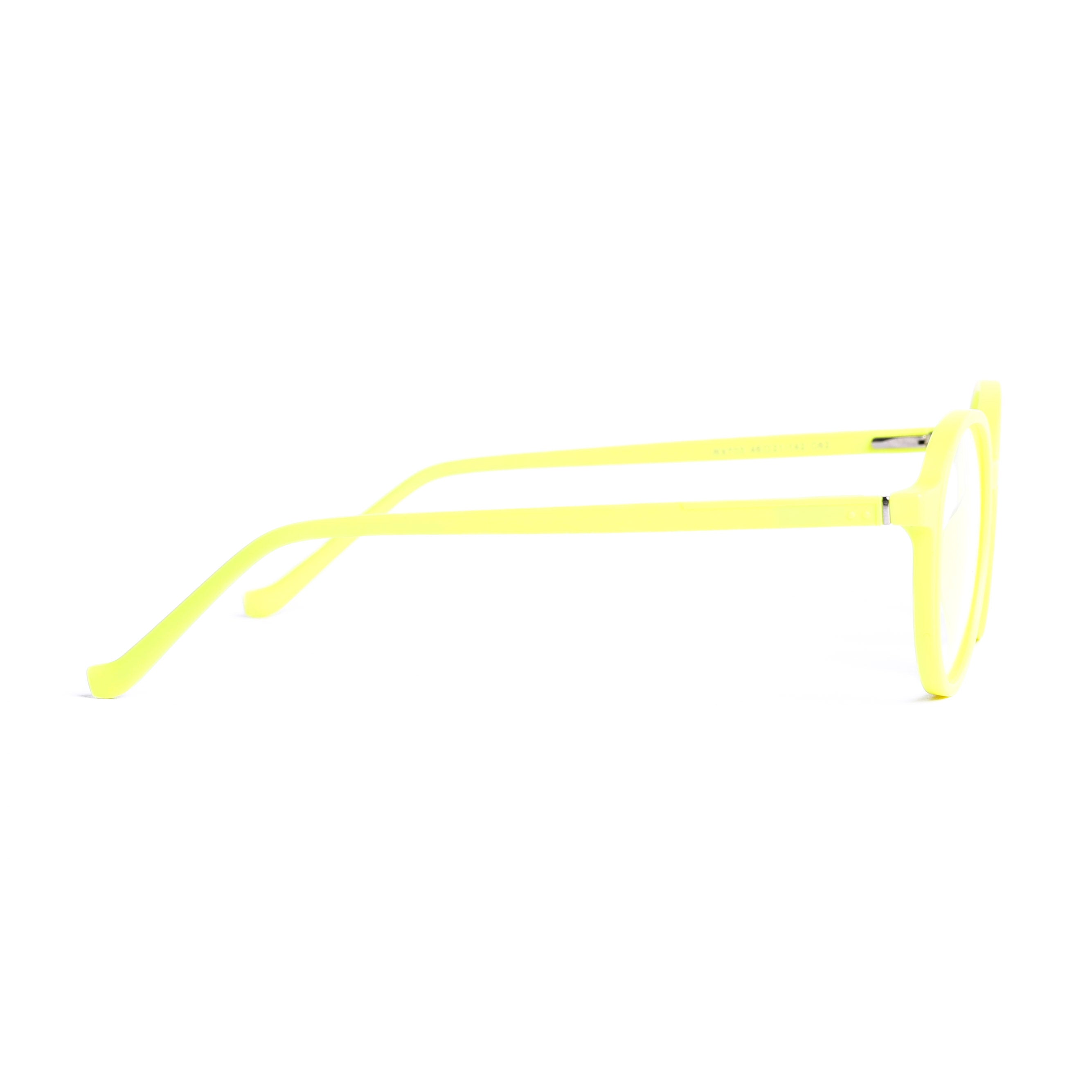 Round Yellow Eyeglasses