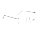 Square White Eyeglasses