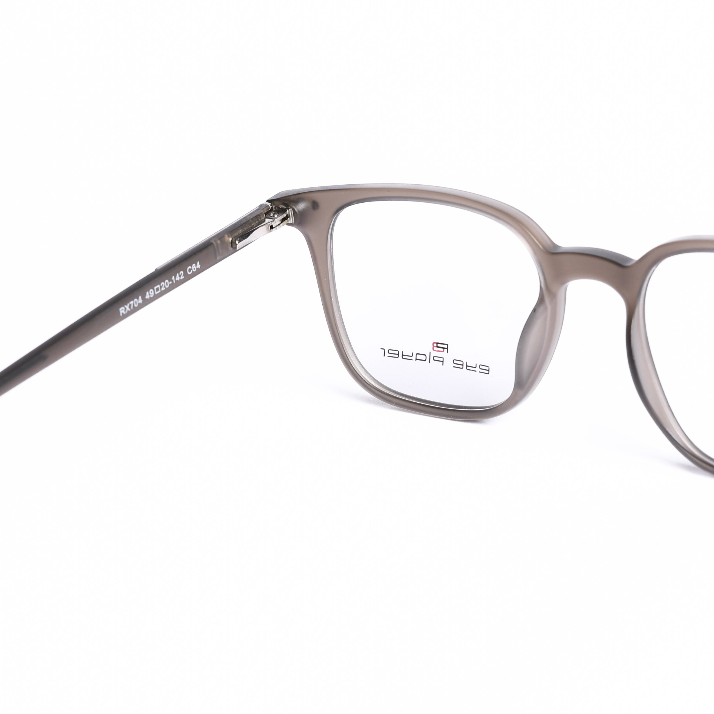 Square Gray Eyeglasses