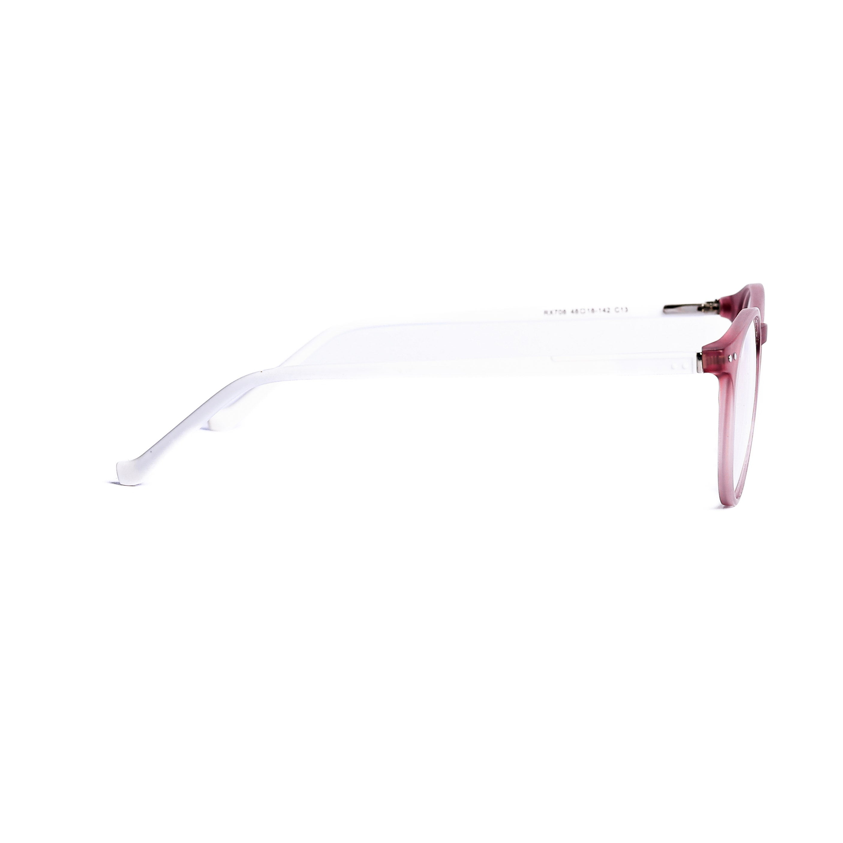 Round Pink Eyeglasses