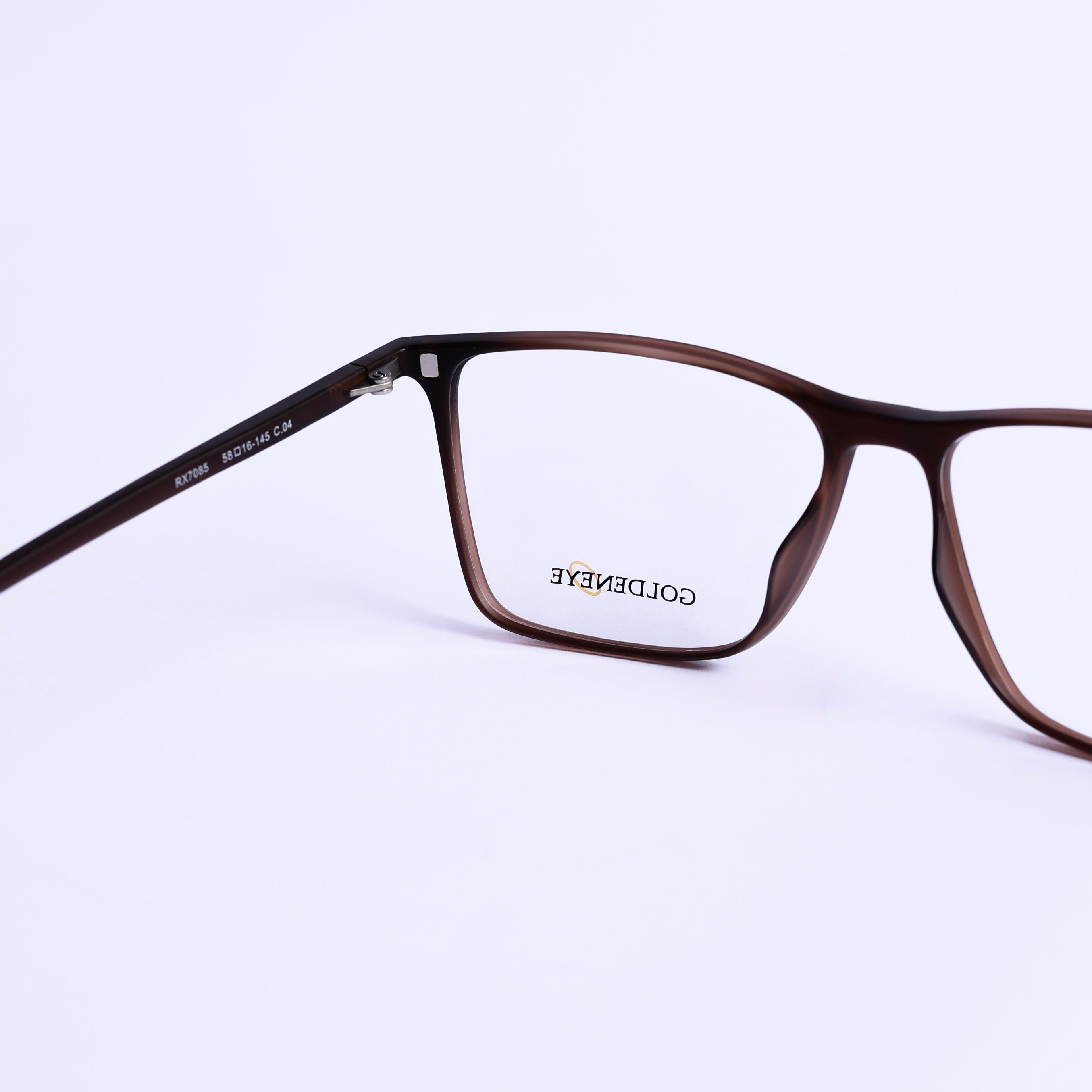 نظارات طبية مربع بني