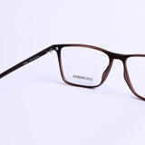 نظارات طبية مربع بني