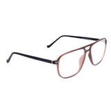 Square Brown Eyeglasses