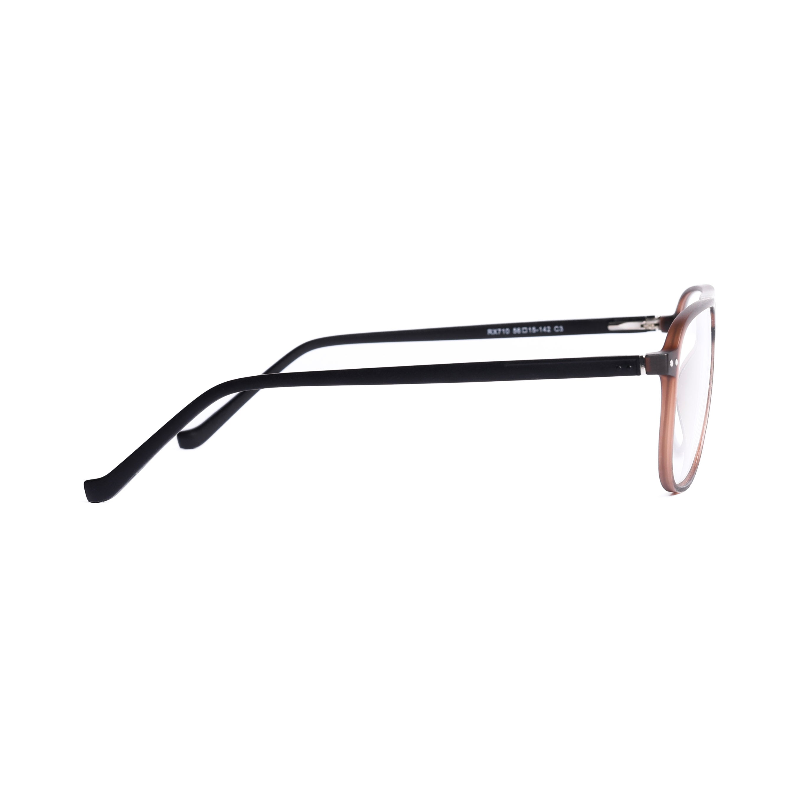 Square Brown Eyeglasses
