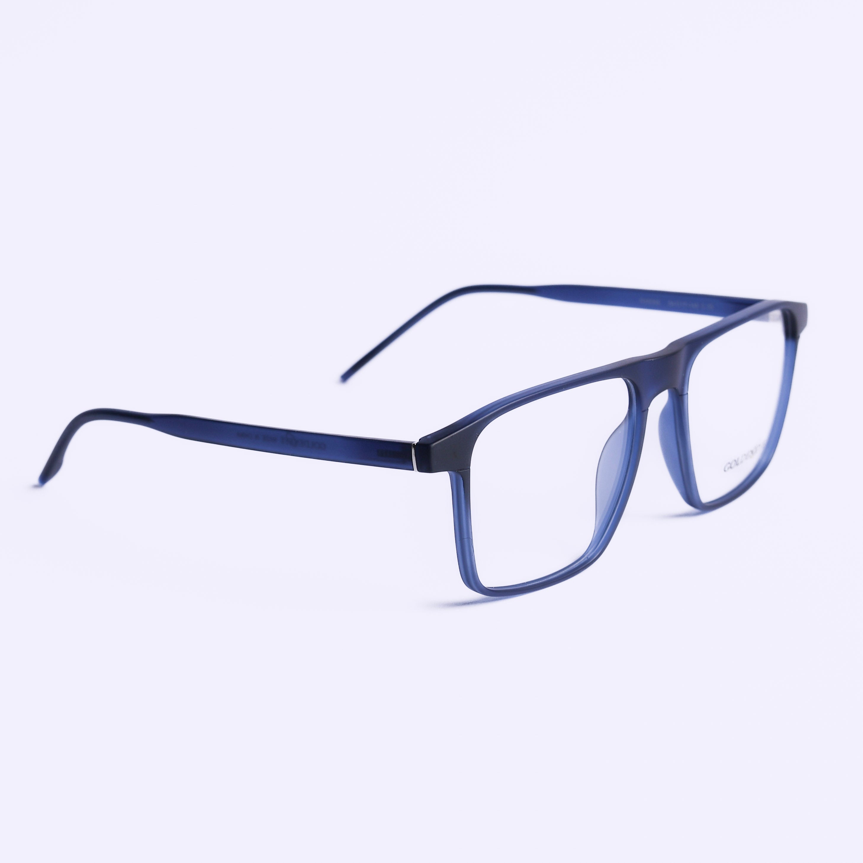 Square Dark Blue Eyeglasses