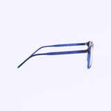 Square Dark Blue Eyeglasses