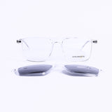 Square Transparent Eyeglasses