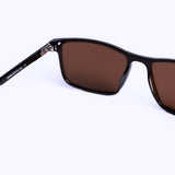 Square Dark BrownSunglasses