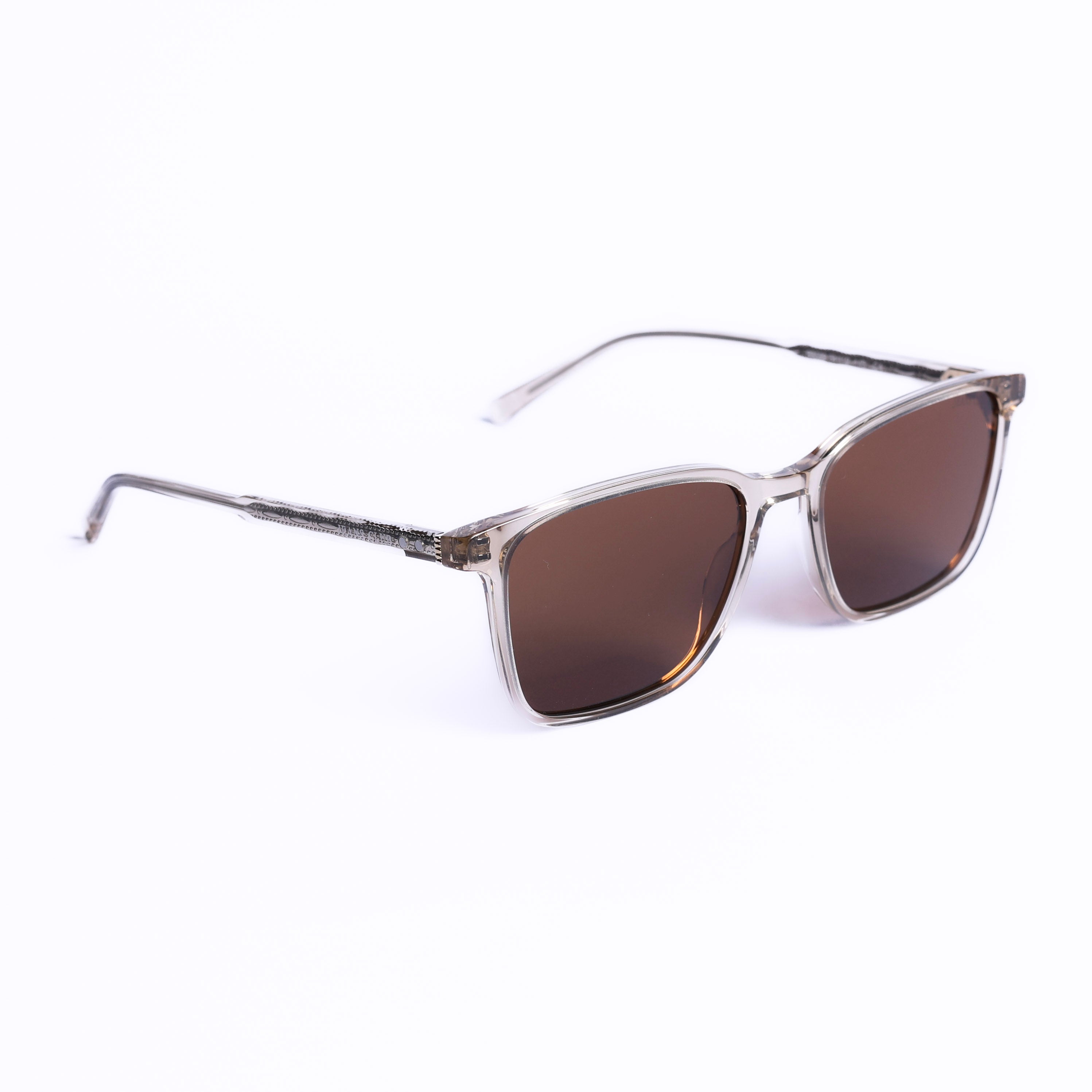 Square Beige Sunglasses
