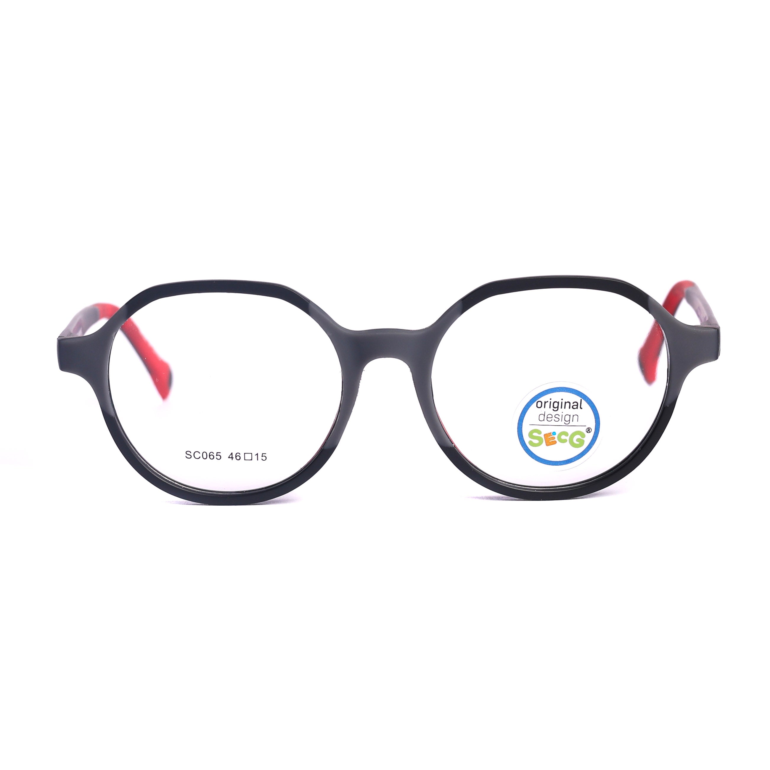 Kids Round Black Eyeglasses