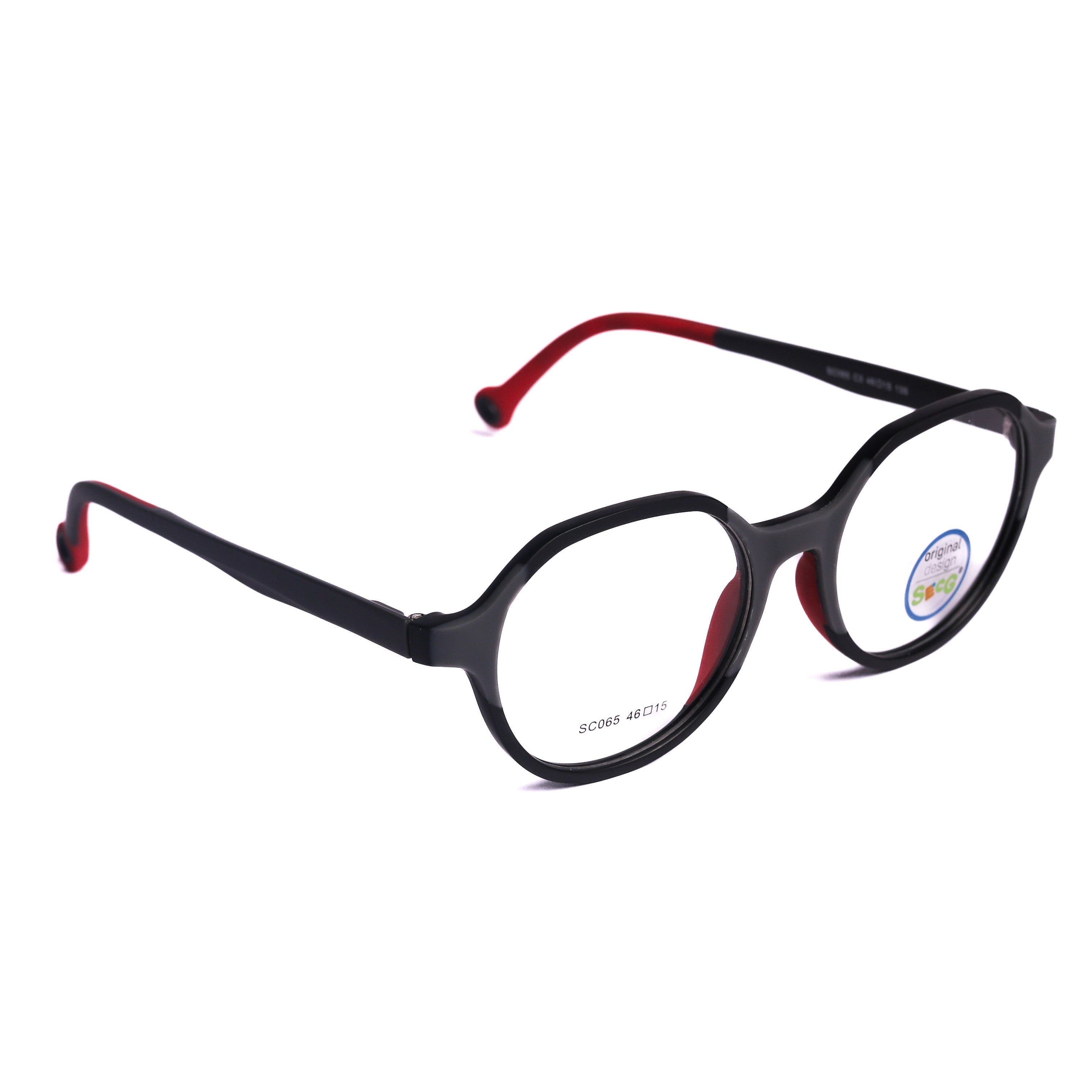 Kids Round Black Eyeglasses