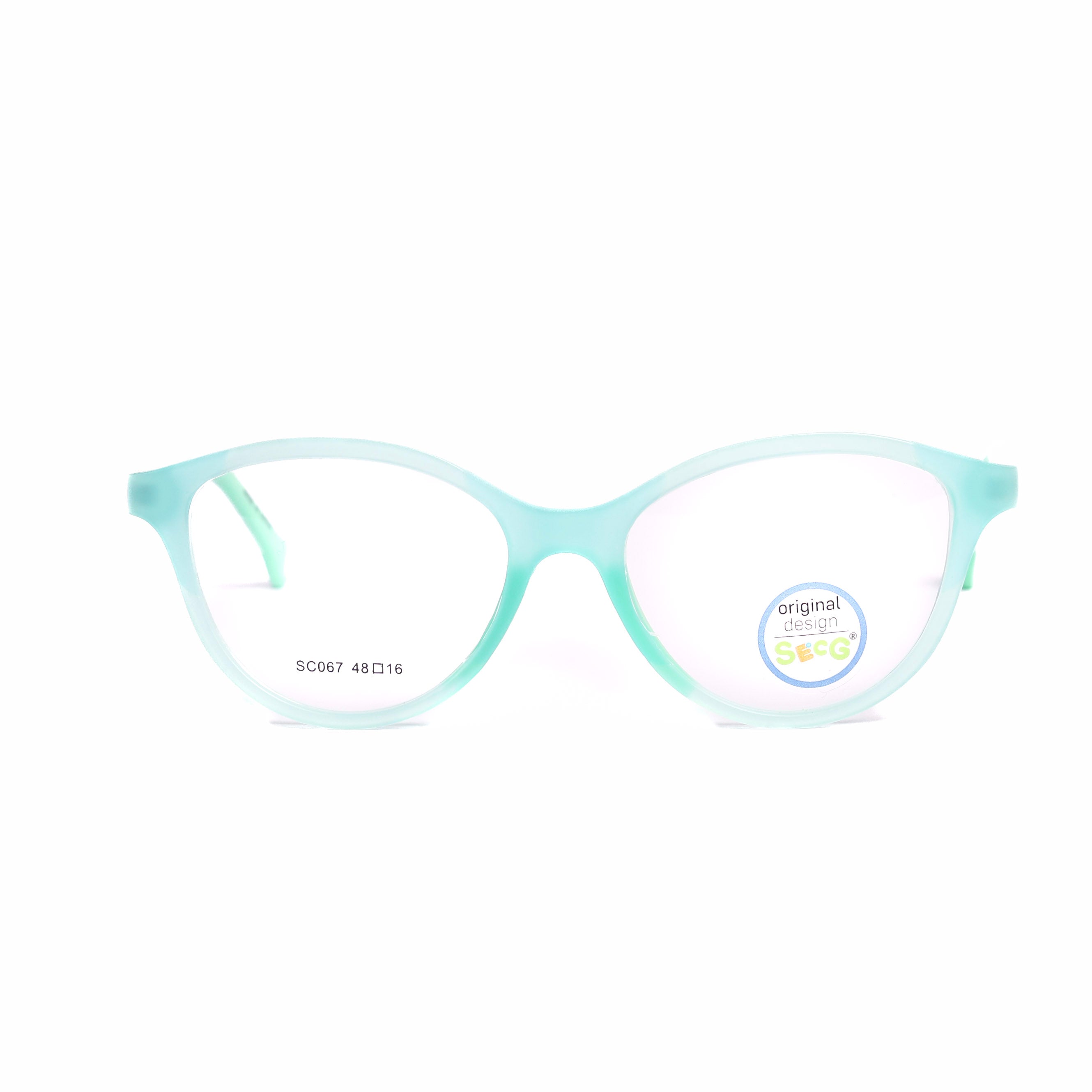 Kids Cat Eye Green Eyeglasses