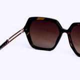 Hexagon Tortoise Sunglasses