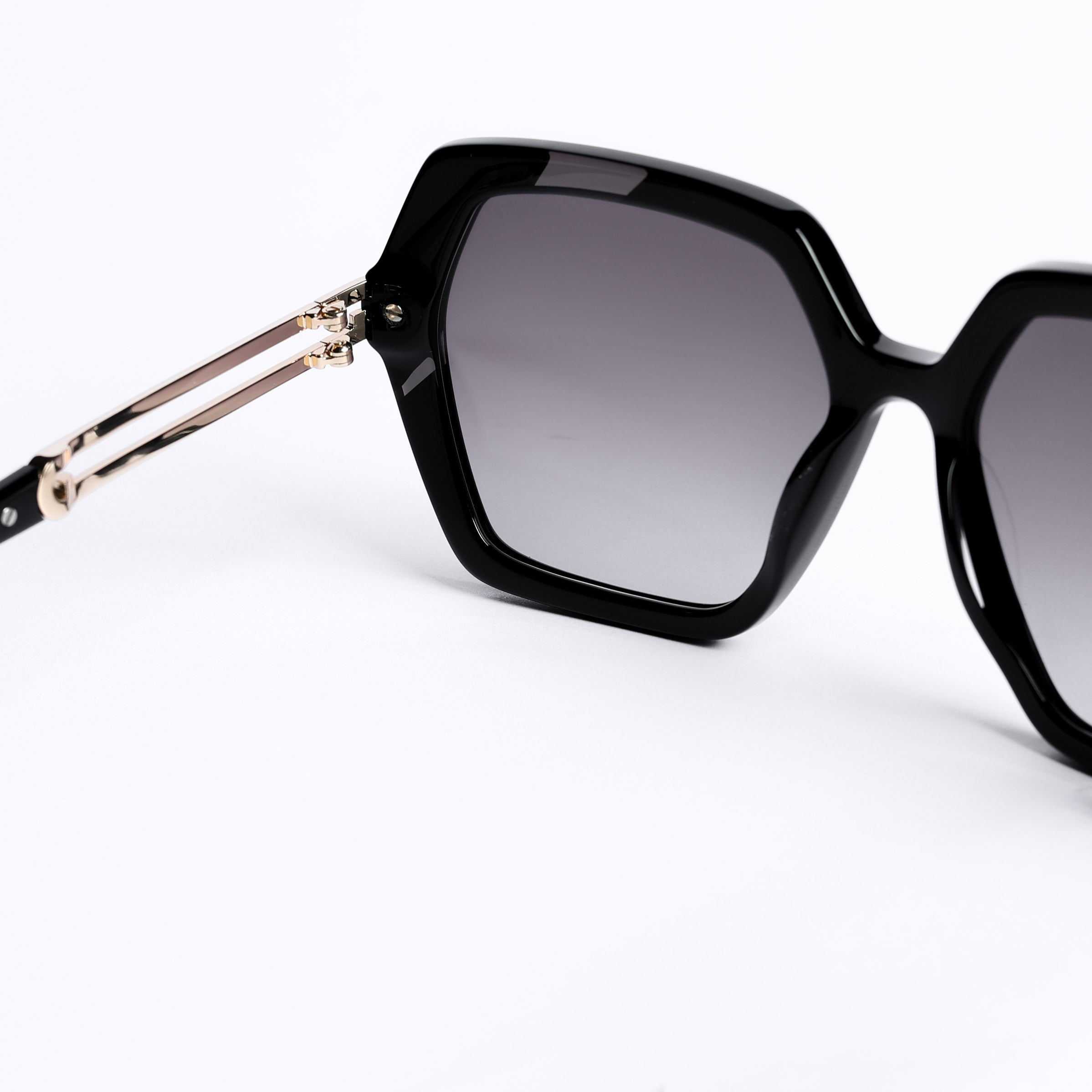 نظارات شمسية سداسي  أسود