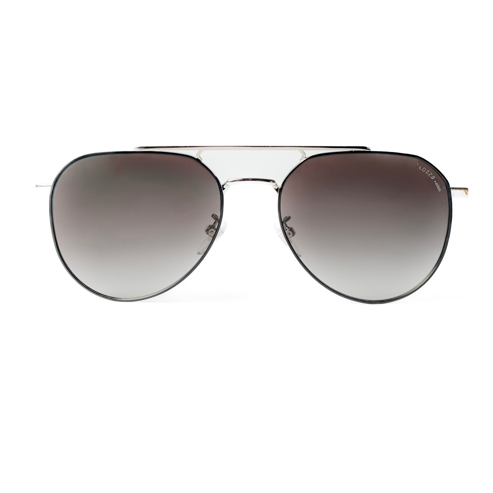 Pillow Black Silver Sunglasses