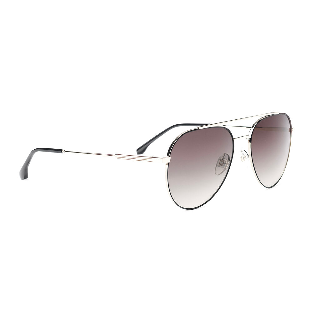 Pillow Black Silver Sunglasses