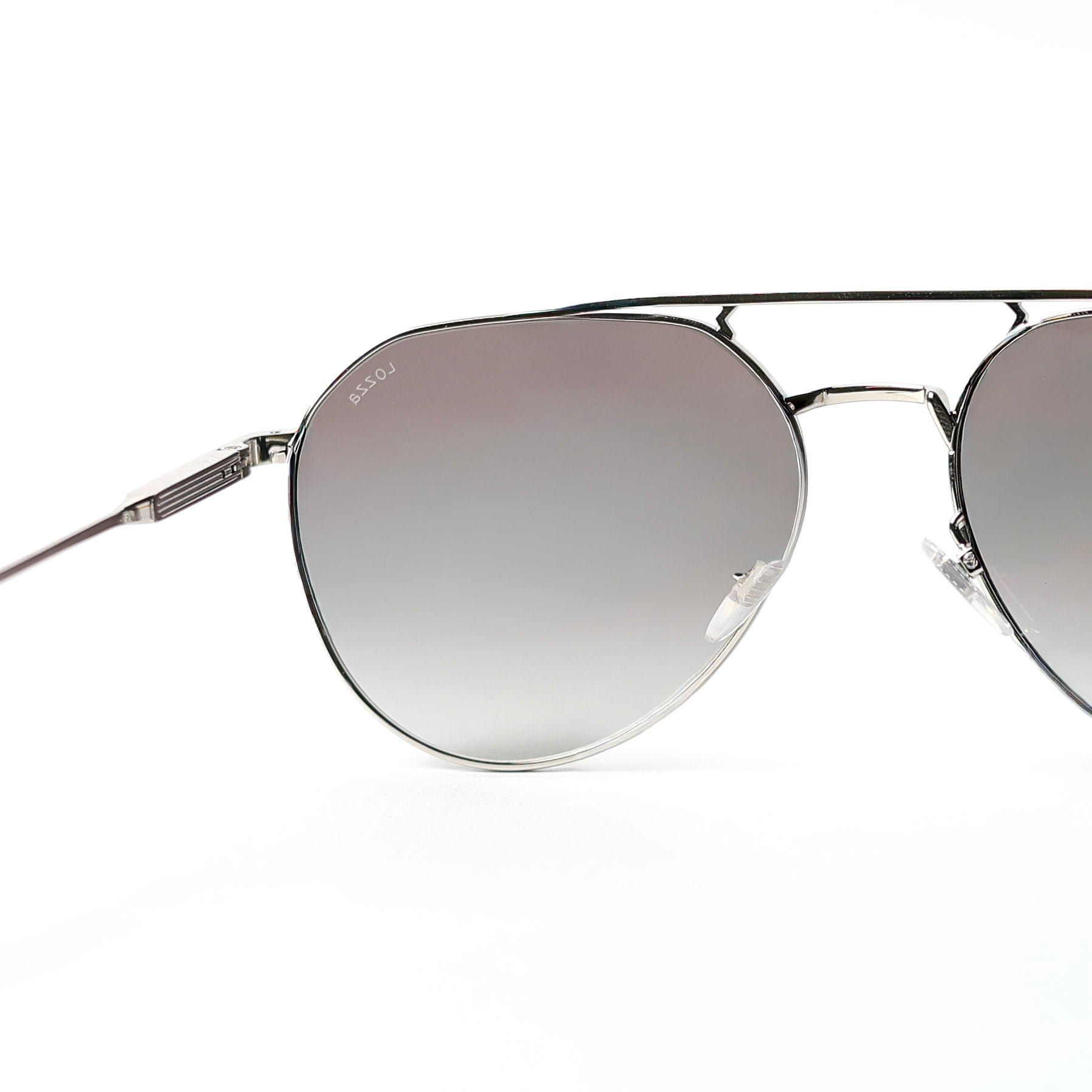 Pillow Black Silver Sunglasses