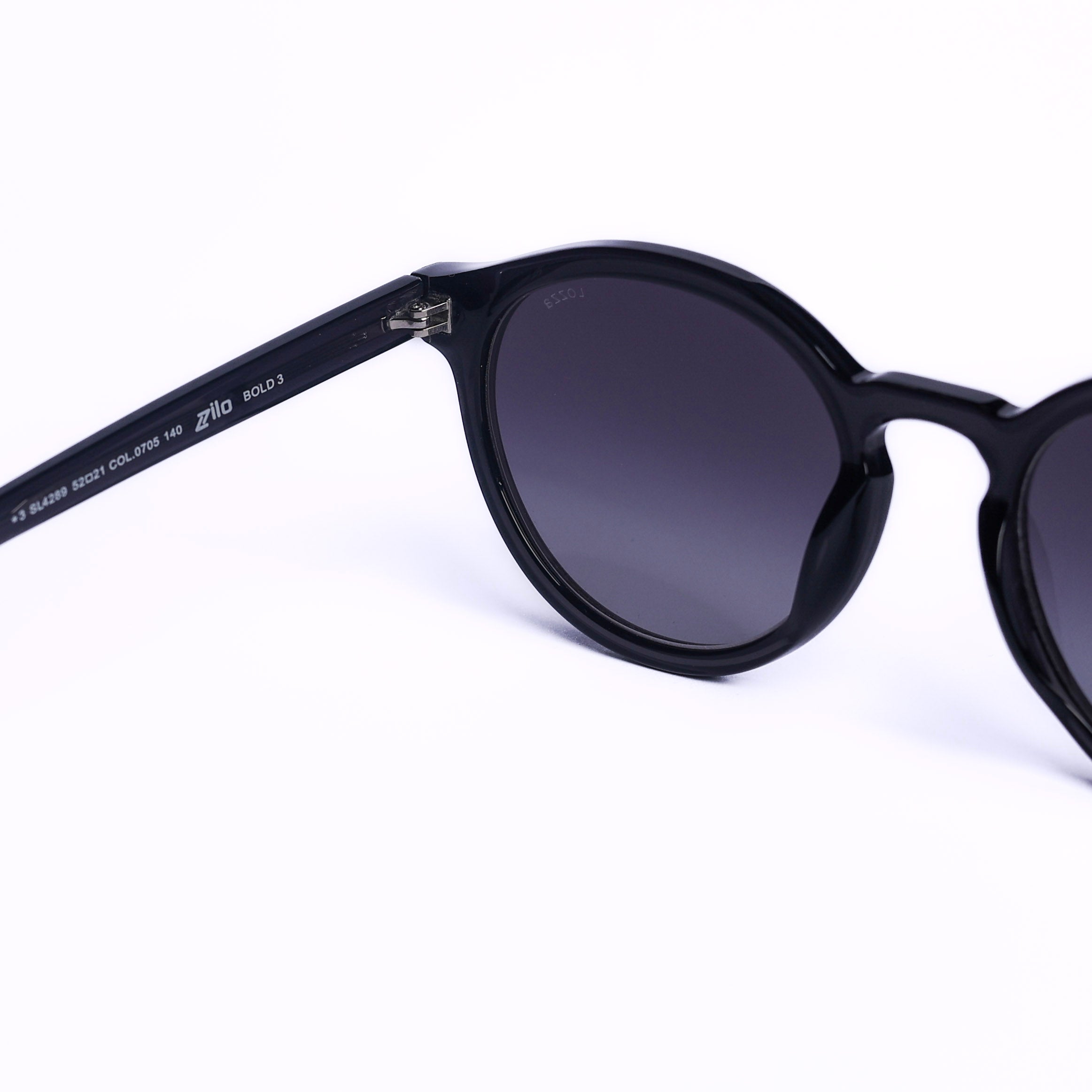 Round Black Sunglasses