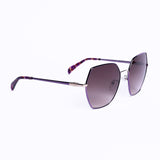 Irregular purple Sunglasses