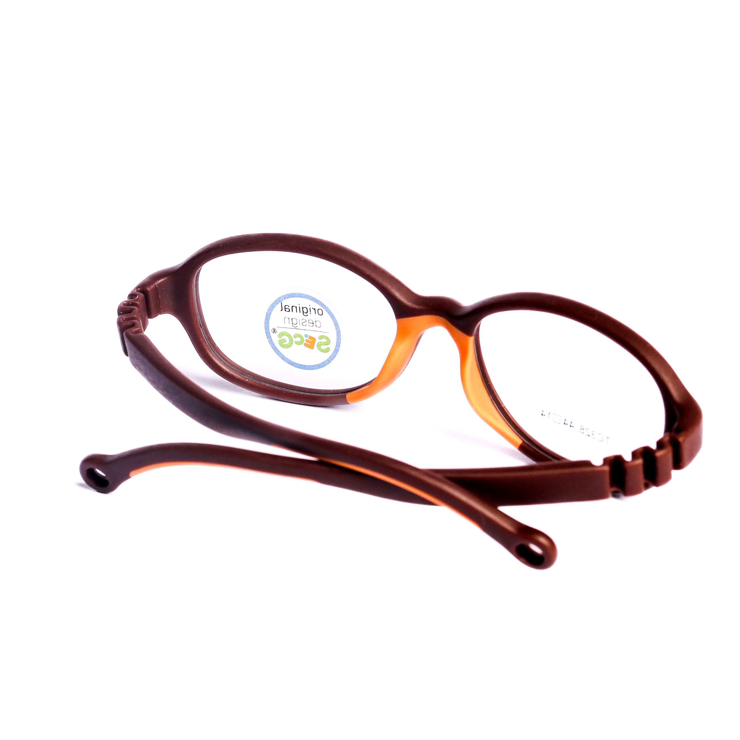 Oval Brown Eyeglasses
