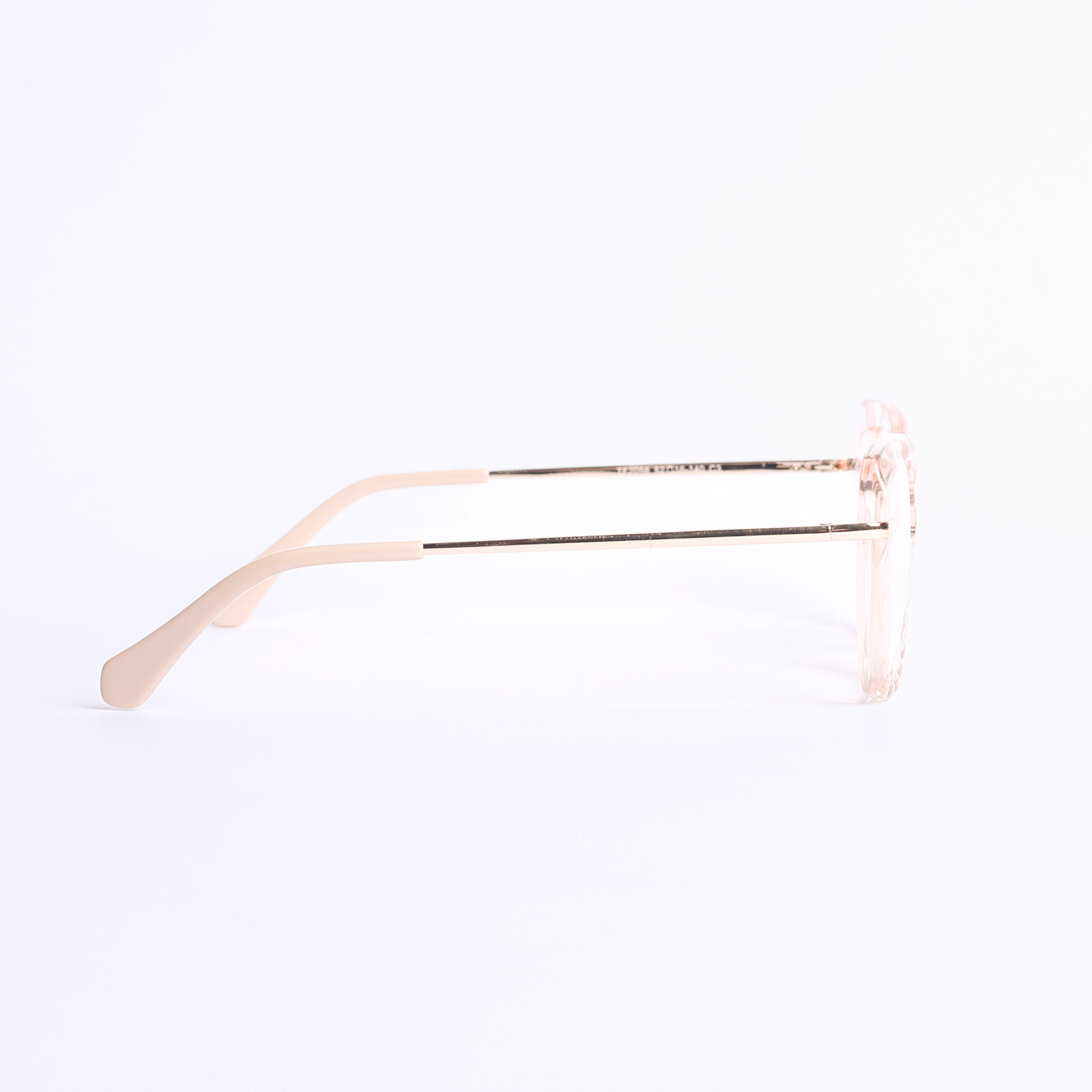 Cat Eye Beige Eyeglasses