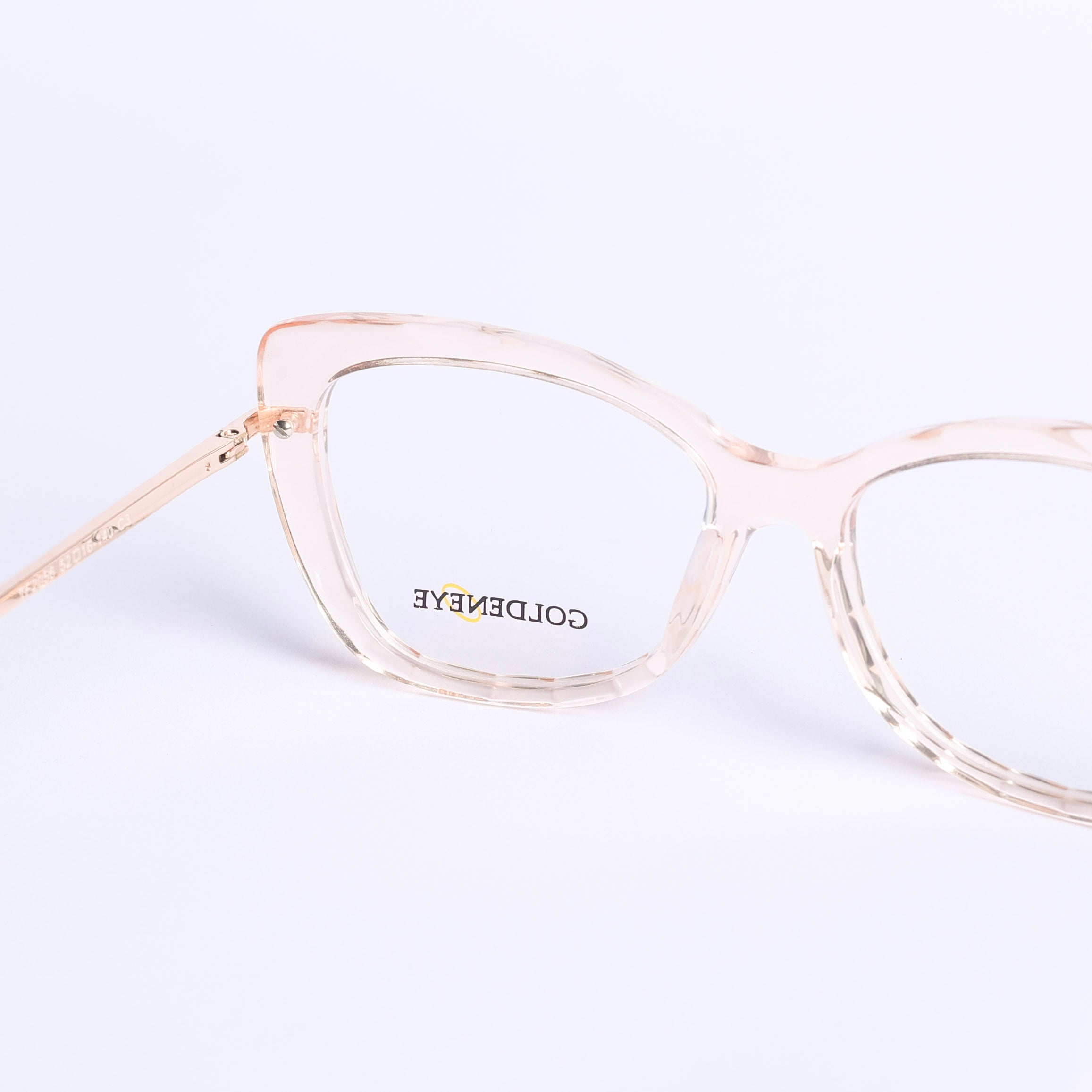 Cat Eye Beige Eyeglasses