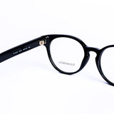 Oval Black Eyeglasses