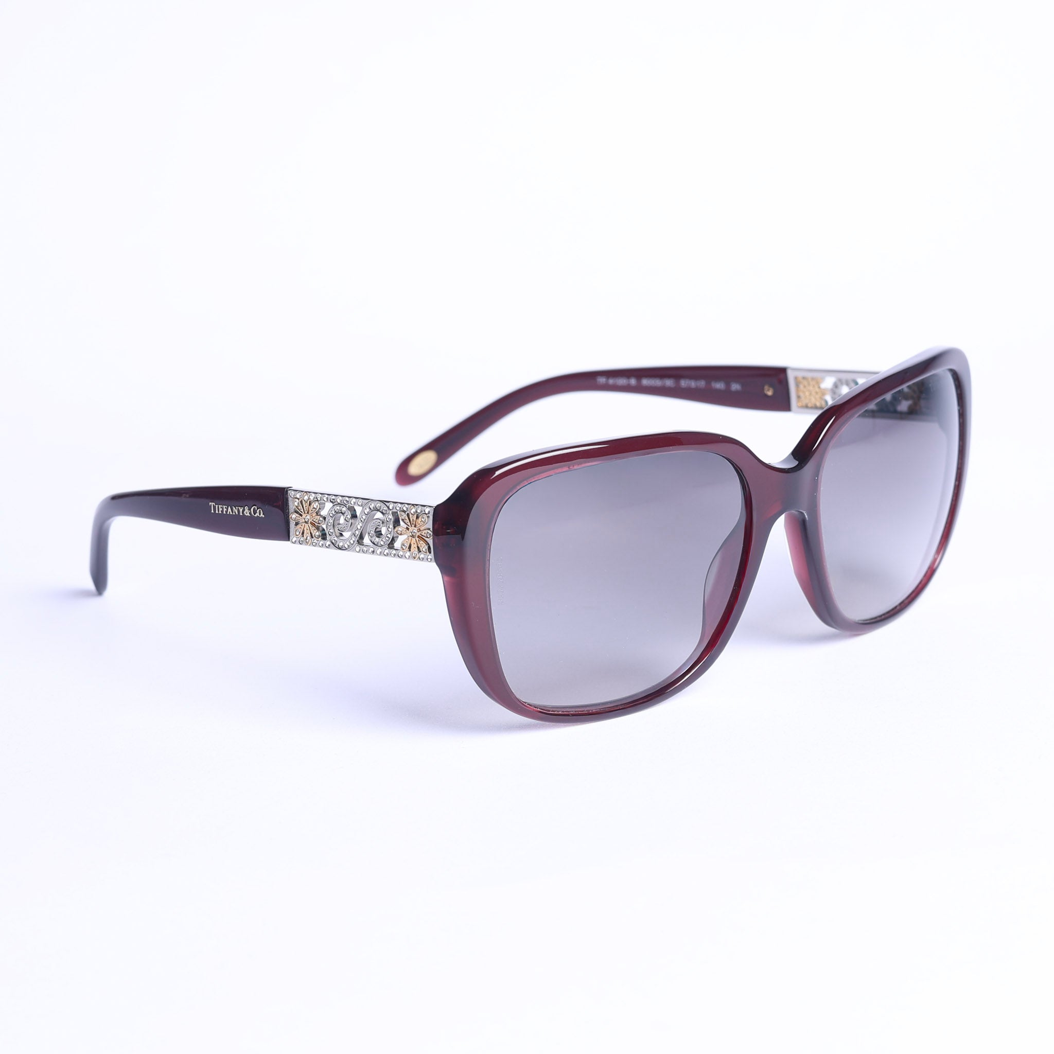 Square Opal Red Sunglasses