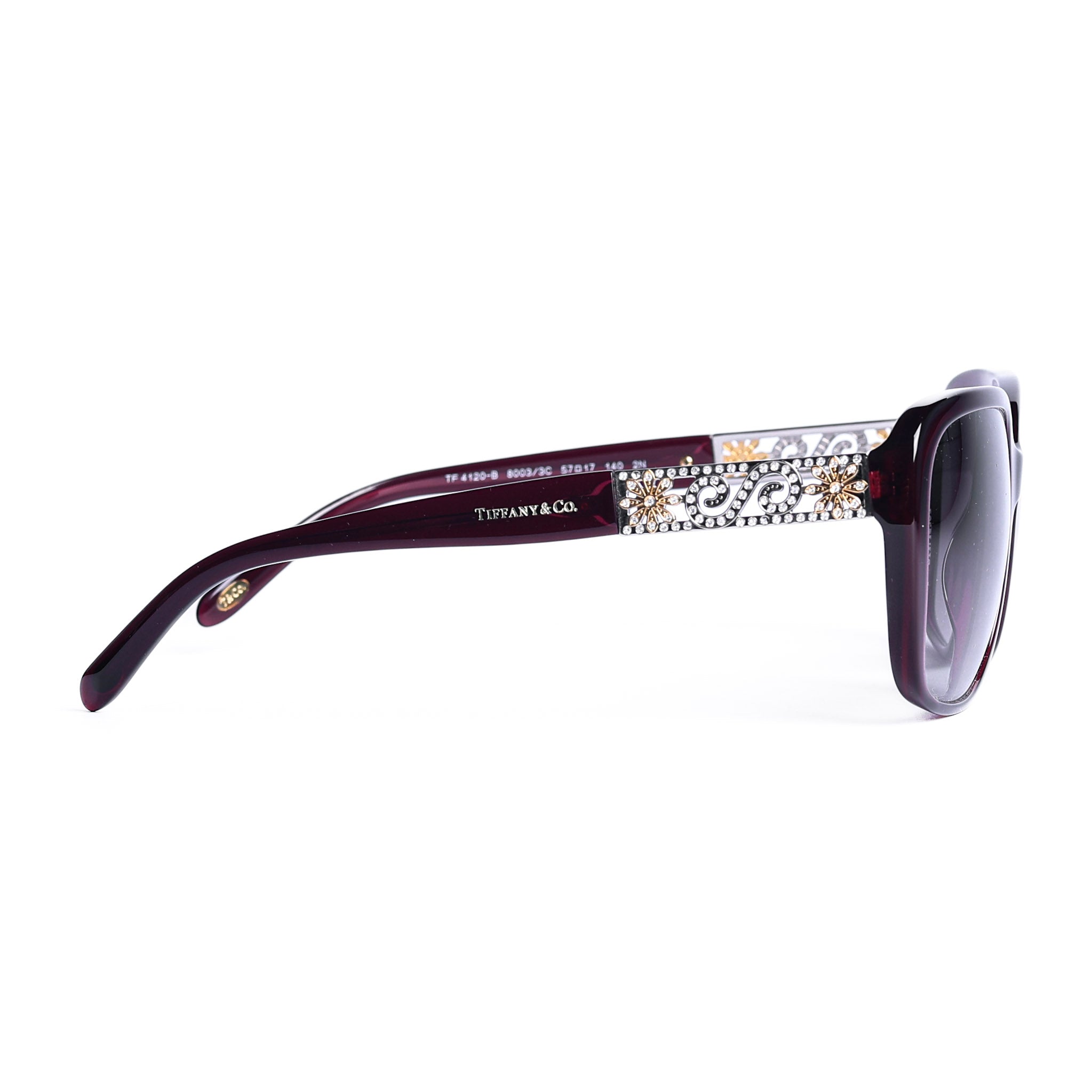 Square Opal Red Sunglasses