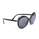 Round Black Sunglasses