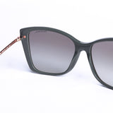 Square Dark Green Sunglasses
