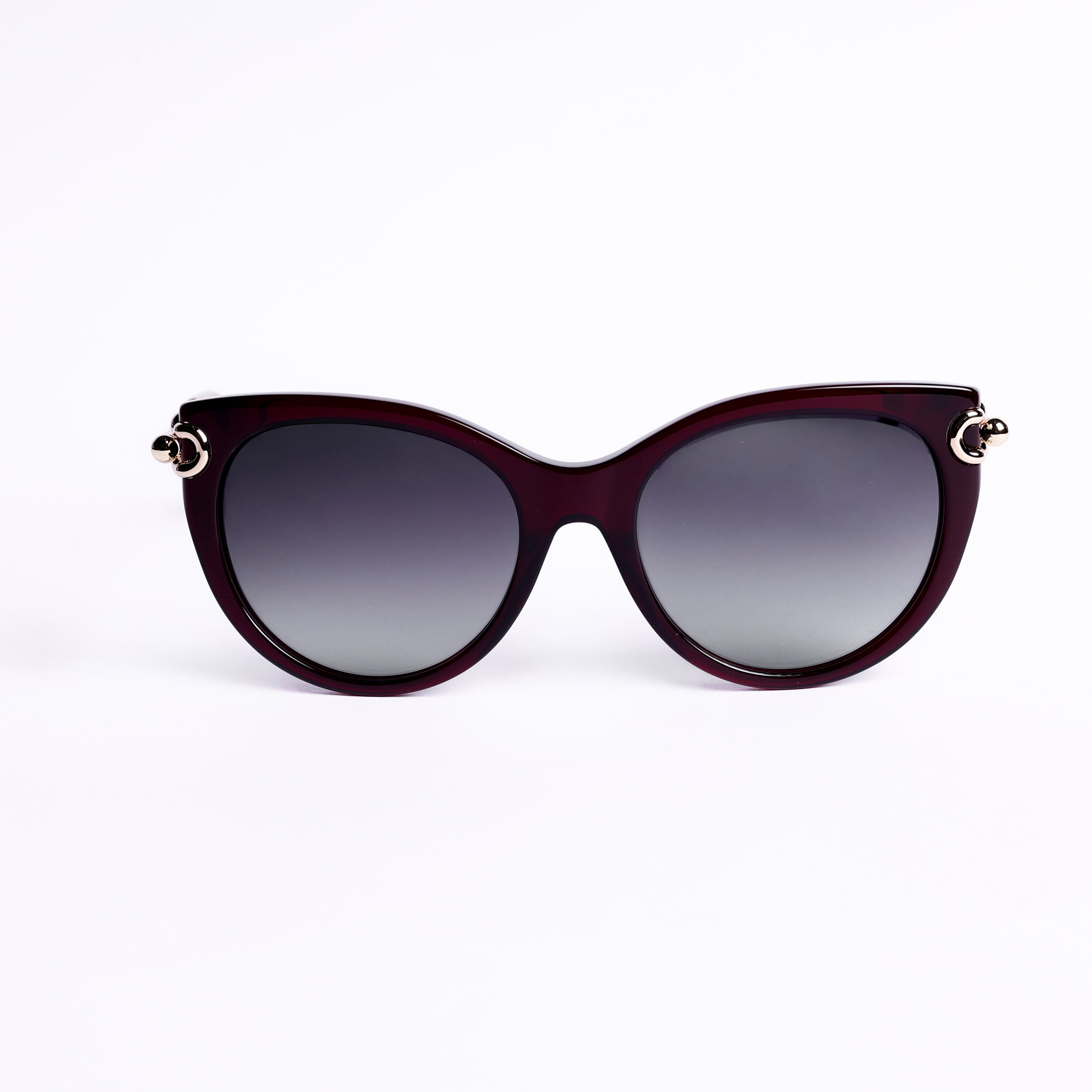 Cat Eye Maroon Sunglasses