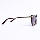 Cat Eye Maroon Sunglasses