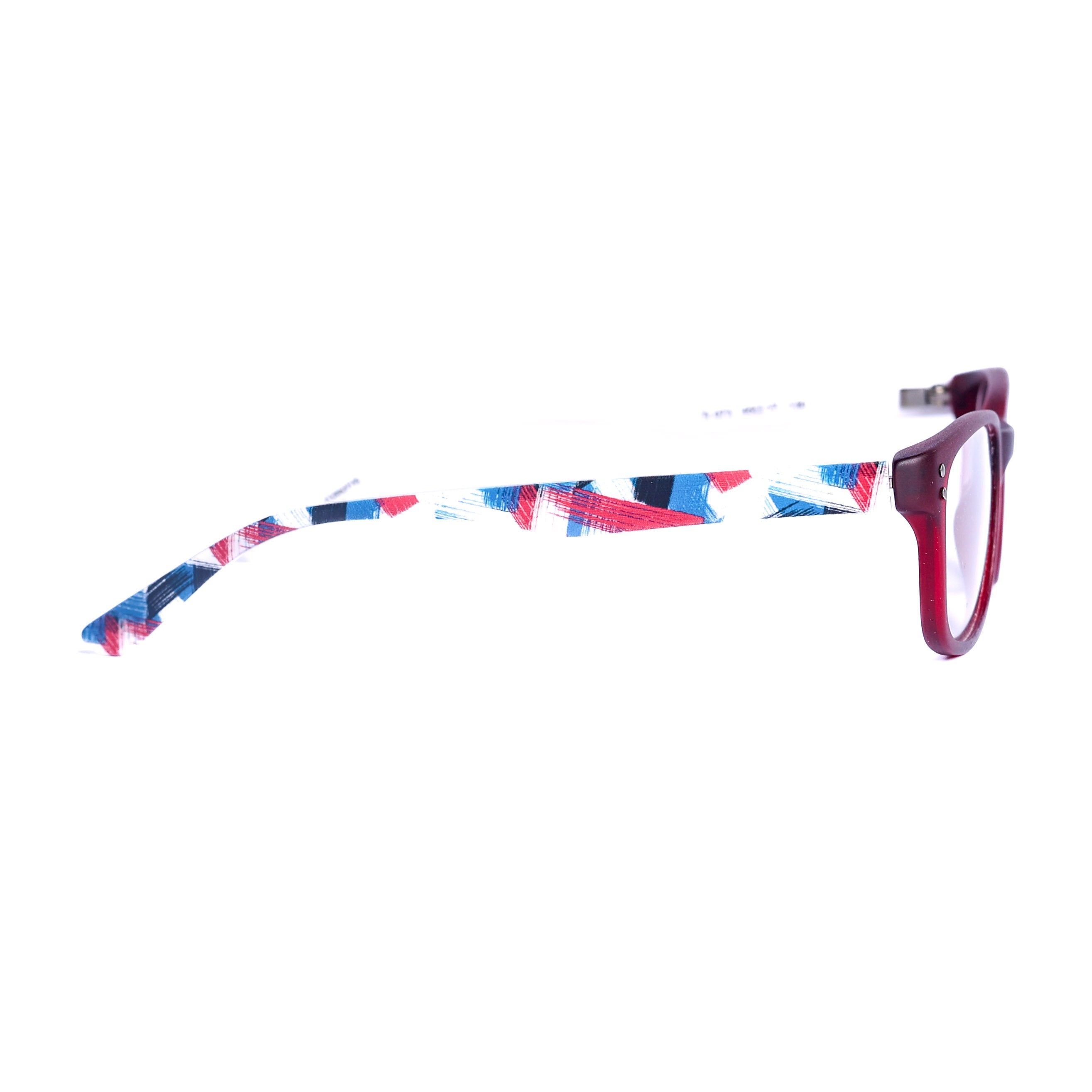 Square Maroon Eyeglasses