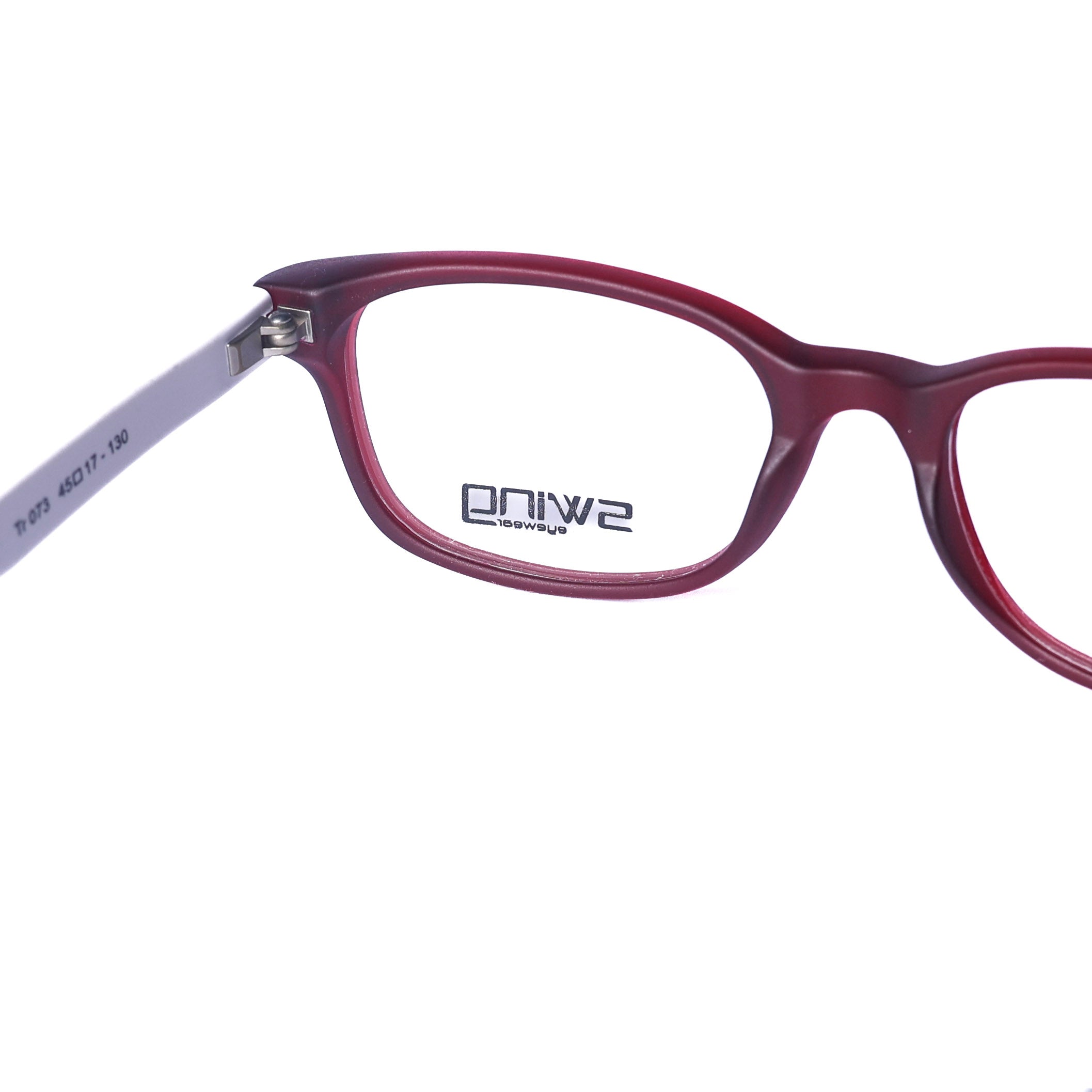 Square Maroon Eyeglasses