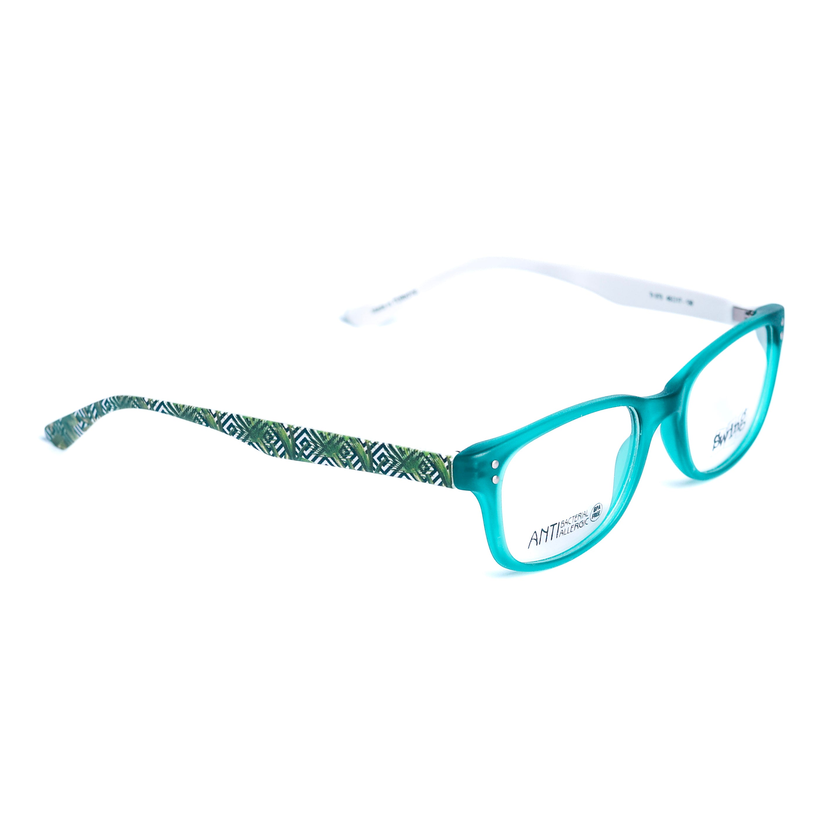 Square Green Eyeglasses