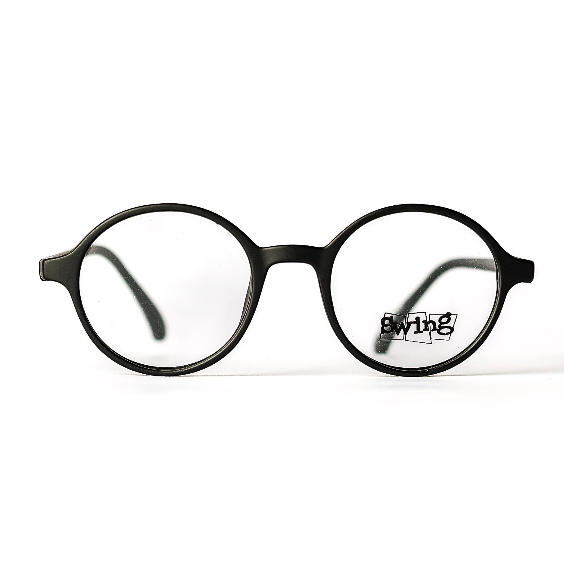 Kids Round Matte Black- Eyeglasses