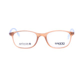 Square Beige Eyeglasses