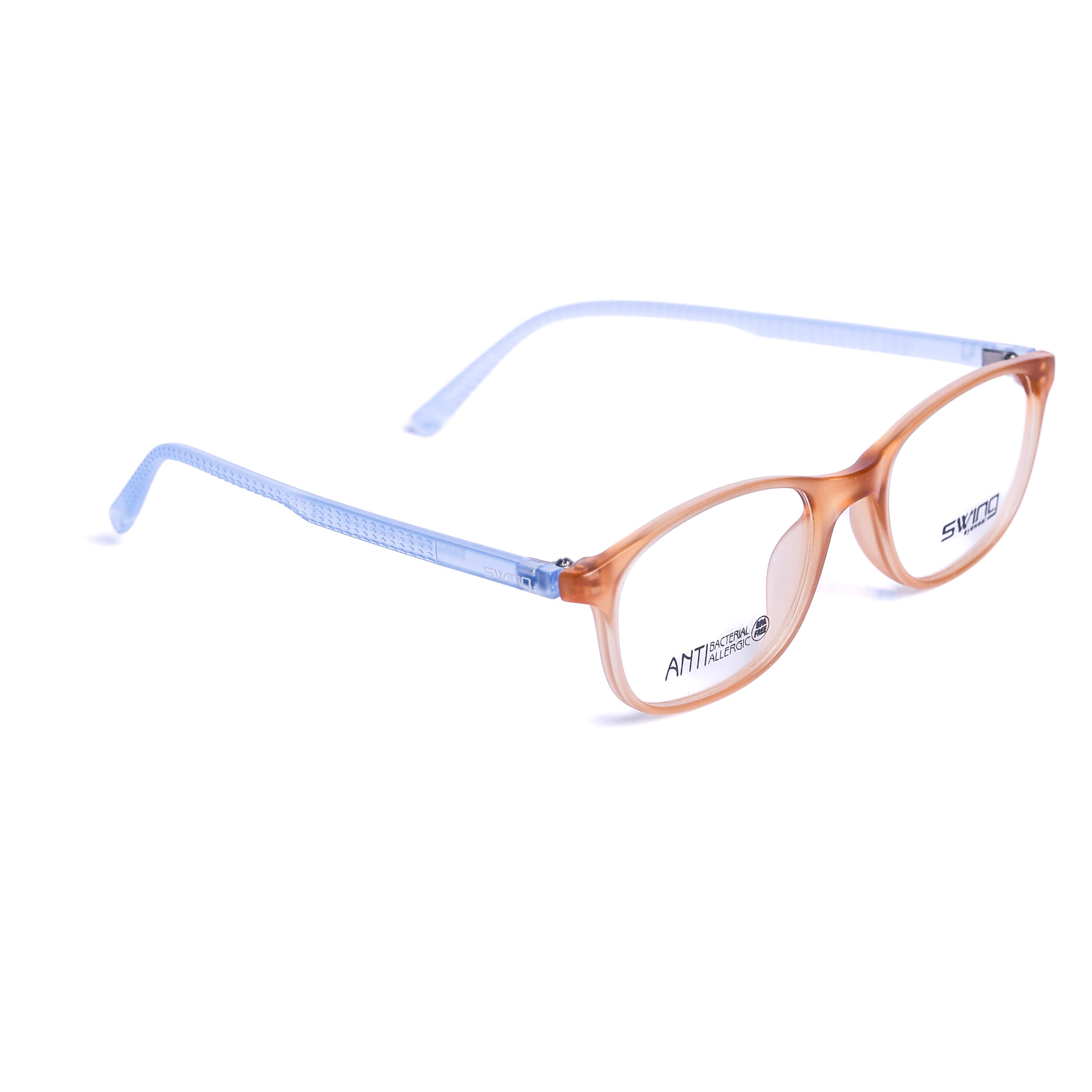 Square Beige Eyeglasses
