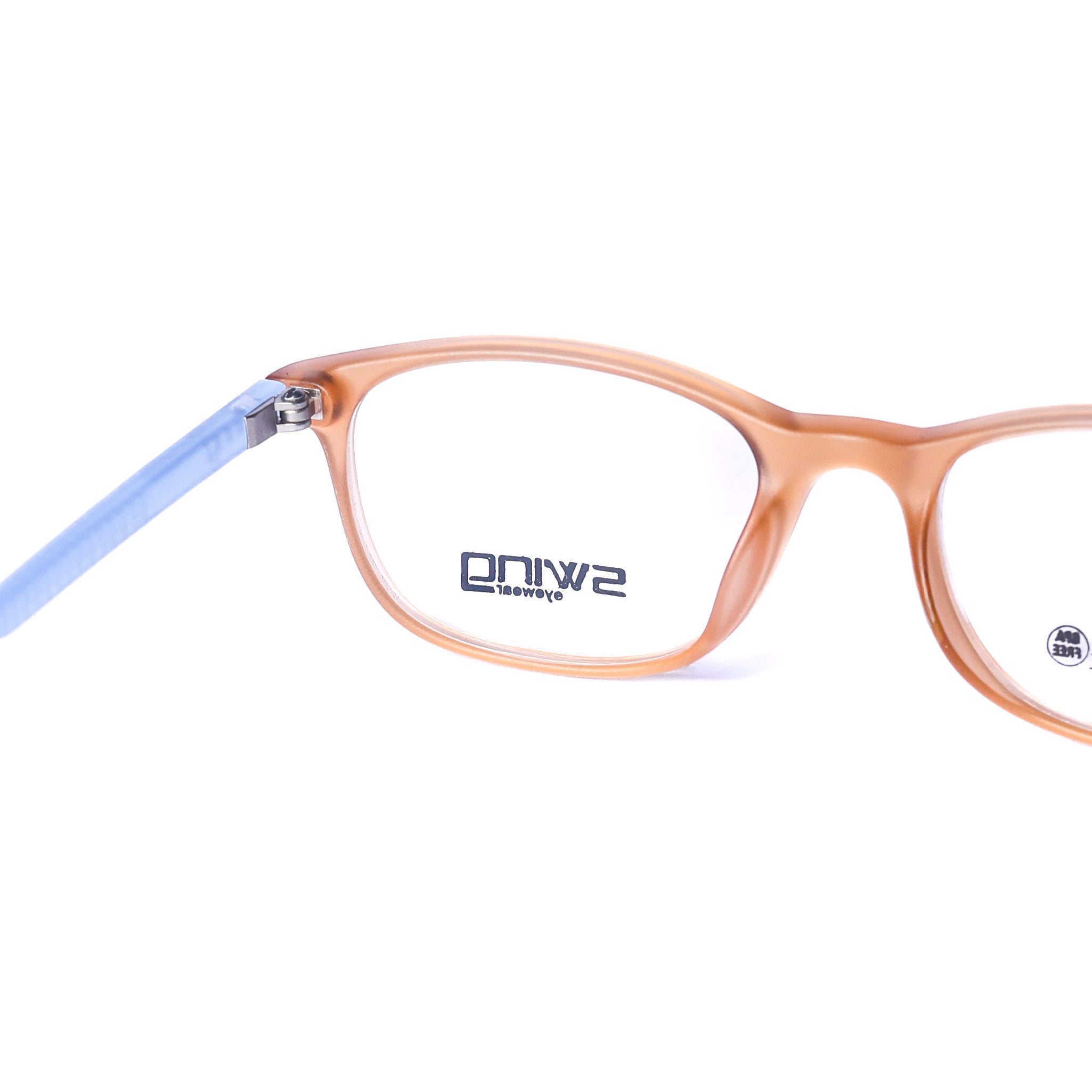 Square Beige Eyeglasses