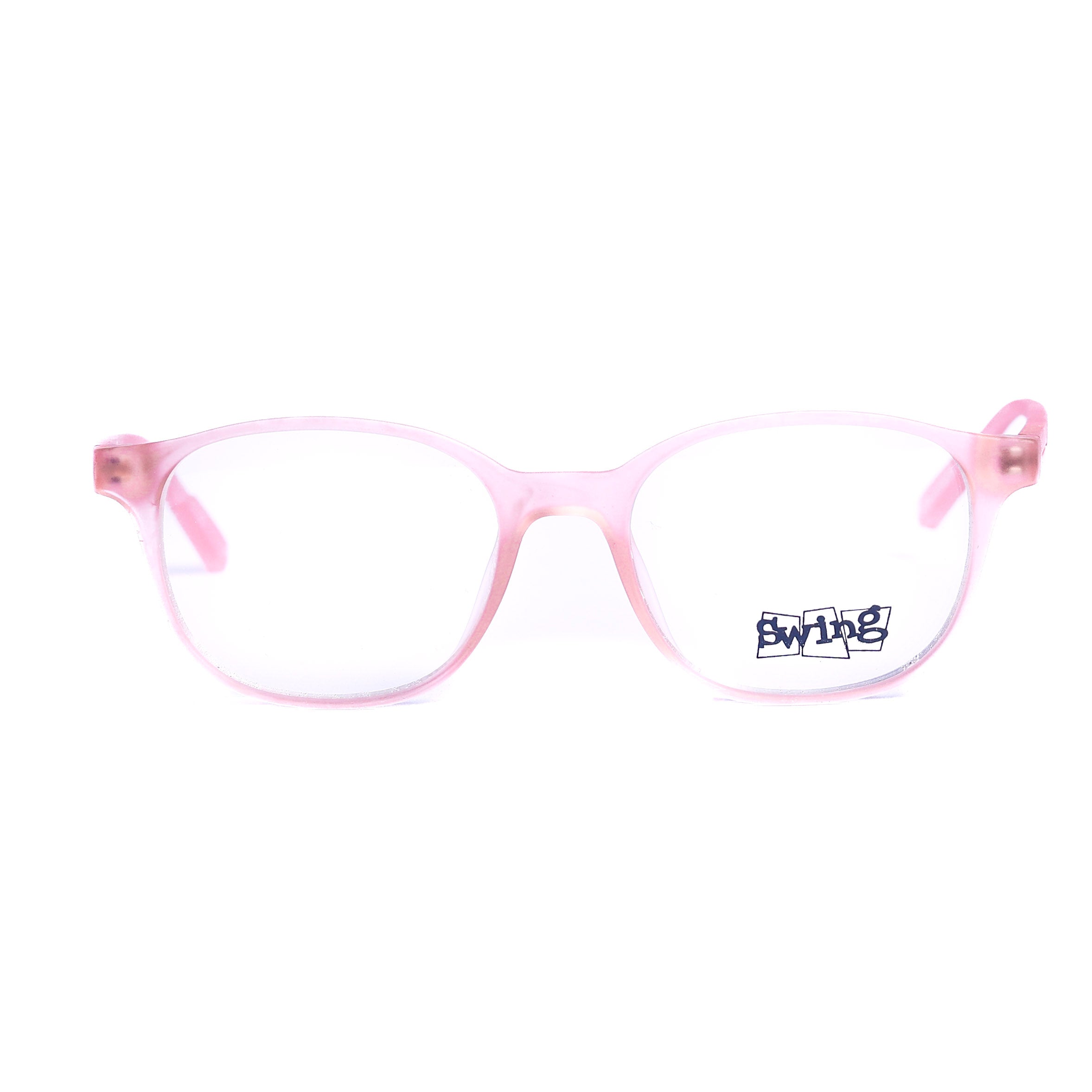Round Beige Eyeglasses