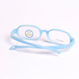 Kids Rectangle Blue Eyeglasses
