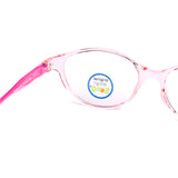 Kids Oval Pink Eyeglasses