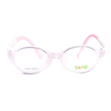 Kids Oval Trans Eyeglasses