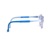 Kids Round Tran Pink Eyeglasses