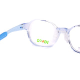 Kids Round Tran Pink Eyeglasses