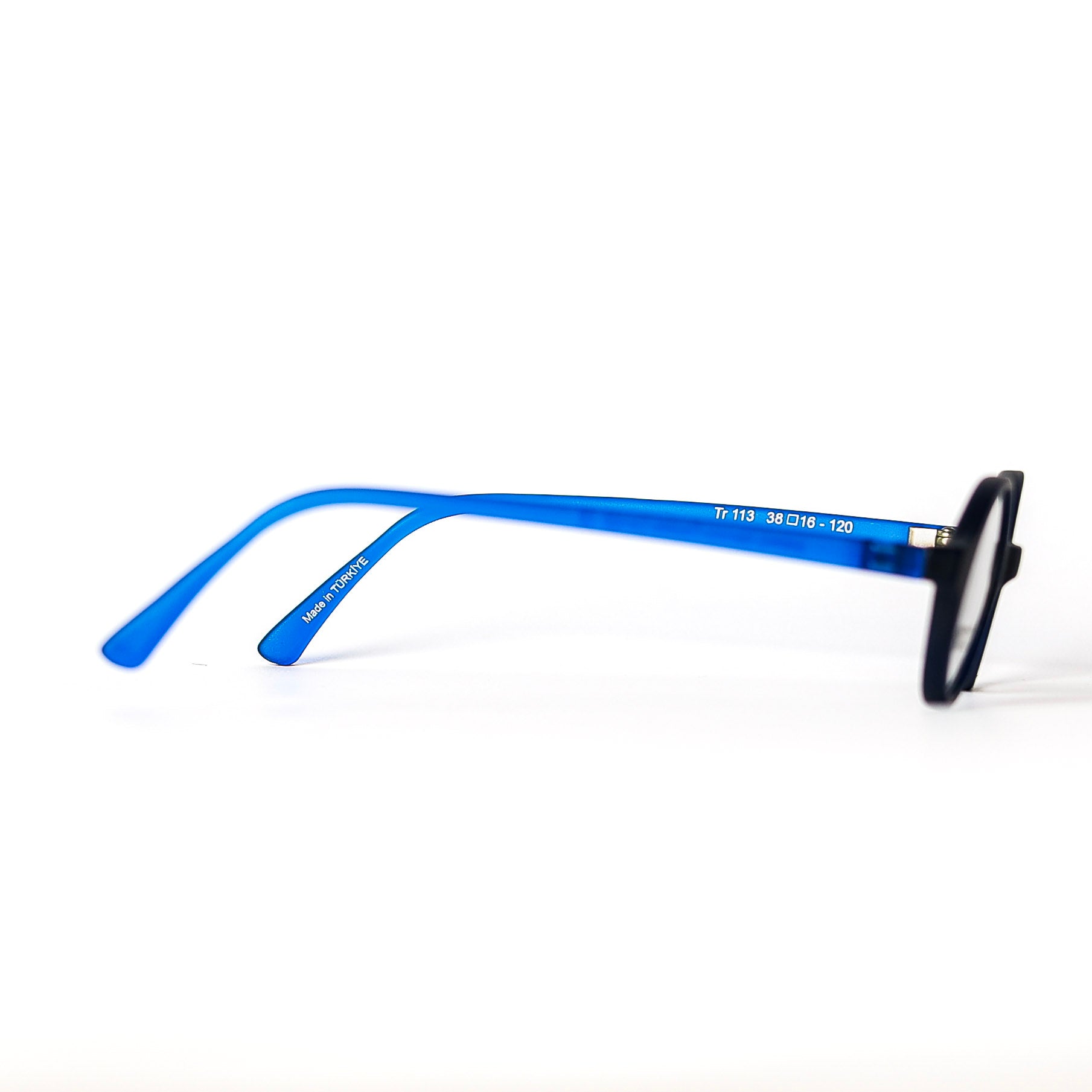 Kids Round Blue Eyeglasses